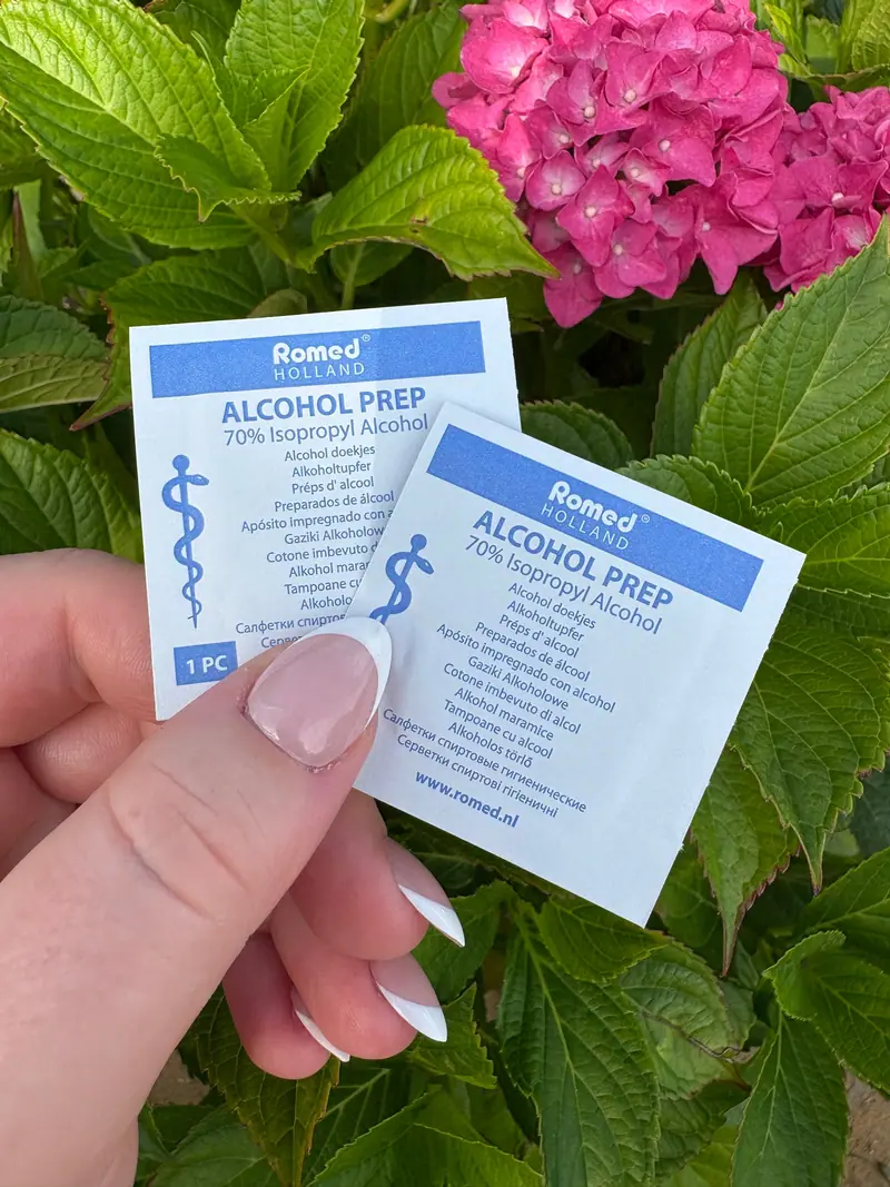 Desinfektions wipes (70 % isopropylalkohol) – billede 2 af 3